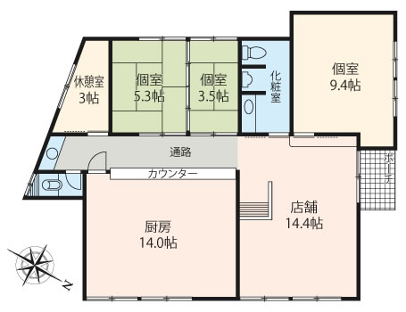 小田原市 風祭 友栄 貸店舗01